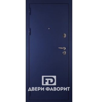 Металлическая антивандальная дверь в квартиру (порошок и МДФ)